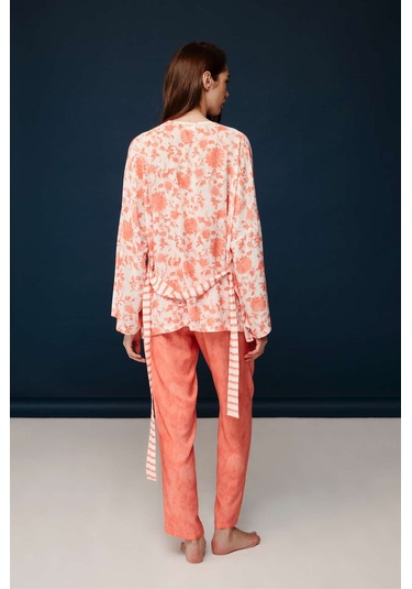 Bonnie&clyde - Kadın Somon Viskon 3 Lü Bralet Takımı SOMON