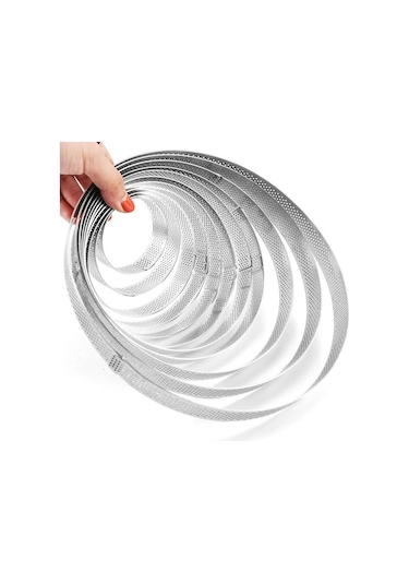 4.5-20 Cm Muffin Halkaları Kek Kalıbı Paslanmaz Çelik Pasta Halkaları Pişirme Crumpets Tatlılar İçin 6.5cm