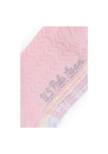 U.s. Polo Assn. Kız Çocuk Pembe Çorap Patik 50311326-vr041 Pembe