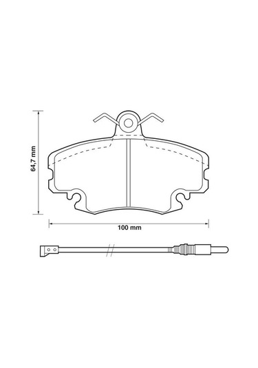 MAGNETTI MARELLI 323700000100 ÖN BALATA FİŞLİ R9-R19-CLIO I-II-MG