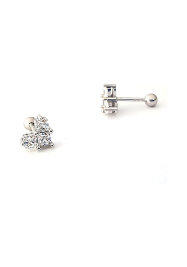 Gümüş Kalp Figürlü Tragus Piercing