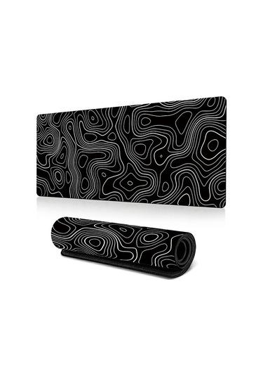 Cbtx 300 X 600 X 3mm Yaratıcı Soyut Desen Mouse Pad Masa Büyük Fare Mat - Stil C