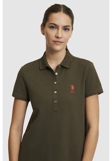 U.S. Polo Assn. U.s. Polo Assn. Kadın Koyu Haki Elbise Örme 50321841-vr111