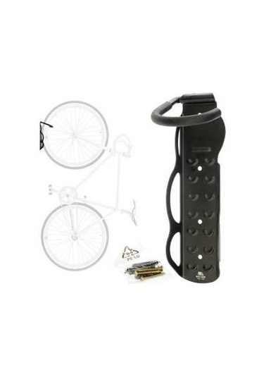 Bisiklet Duvar Askısı Dikey Siyah