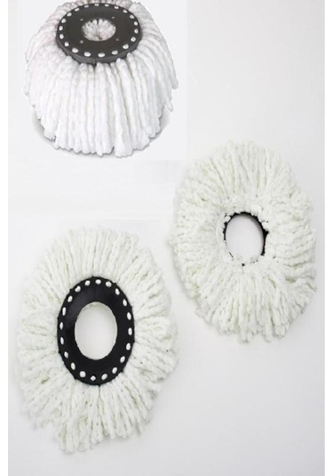 Lider Mikrofiber Yuvarlak Mop Paspas Vileda Ucu 2 Adet