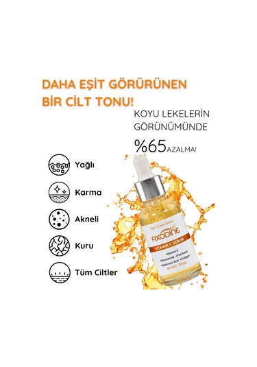 Axodine C Vitamini Aydınlatıcı ve Ton Eşitleyici Bakım Serumu 30 ML