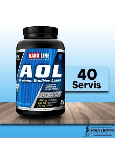 Hardline Aol 120 Kapsül - Arjinin + Ornitin+ Lisin