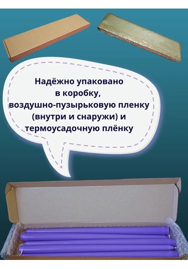 Kandlefo Uzun Antik Mumlar 34 Cm 5'li Paket 211812288 Leylak