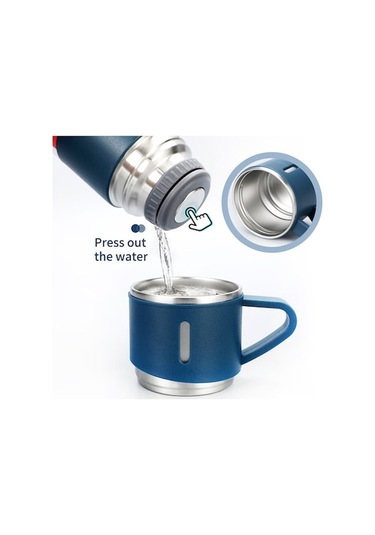 Ulzyvf 500ml Paslanmaz Çelik Termos: Sıcak/sofu İçecekler İçin 3 Kapaklı, Taşınabilir, Spor Ve Seyahat Dostu Yeşil Süper Kapasite Yeşil