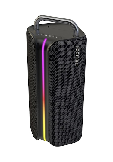Fulltech Fxs2 Taşınabilir Kablosuz Bluetooth Hoparlör Siyah 120w Güç, Rgb Işık, Ipx4 Su Geçirmez,