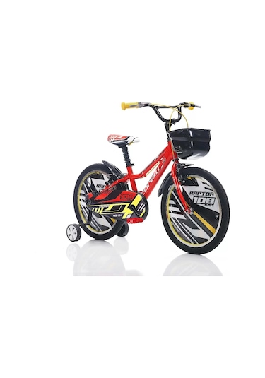 Corelli Raptor 16 Jant Çocuk Bisikleti Alüminyum Kadro Kırmızı Siyah Kırmızı - Siyah