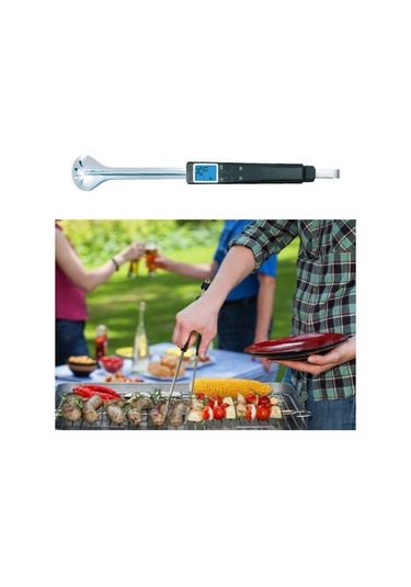 Ganzhoushop Termometresi Sones Paslanmaz Klips İşlevli Hd916 Gıda Fonksiyonlu Çok Amaçlı Çelik Wr