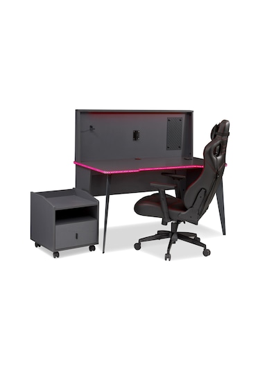 Meltem X Gaming Oyuncu Masası Antrasit