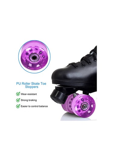 8 Parça 32 X 58 Mm 82a Rulmanlı Paten, Mor Mor