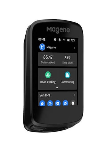 Magene C606 Gps Bisiklet Bilgisayarı Renkli Ekran Siyah