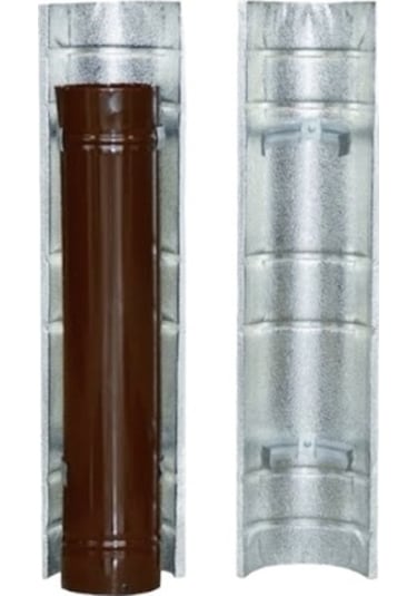 Boru Üstü Isıkes Isı Panosu Isı Koruyucu Soba Borusu Uyumlu