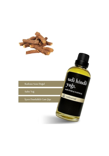 Sabunal Udi Hindi Yağı 100 ML - Bitkisel Bakım Yağı