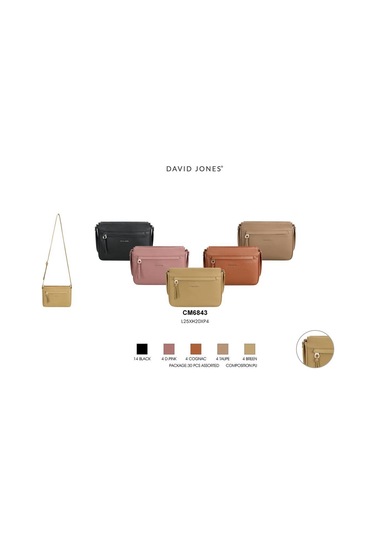 David Jones Kadın Çapraz Çanta Cm6843 Pembe