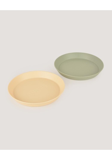 2'li Yuvarlak Tabak Sage Green-vanillia