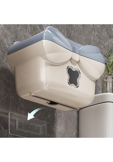 Suntek Ofis Mutfak Restoran Için Kağıt Havlu Dispenseri Duvara Mavi