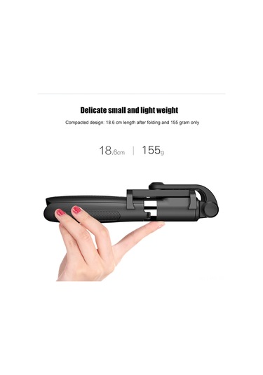 Padalink Siyah Bt Uzatılabilir Tripod: Telefon İçin 270 Açı, 10m Uzaktan Kumanda, Seyahat-fotoğraf Çekimi İçin Çok Fonksiyonlu Ayak Kahverengi