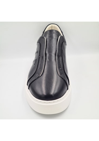 Libero 5552 Siyah Hakiki Deri Eva Taban Erkek Casual Sneaker Siyah