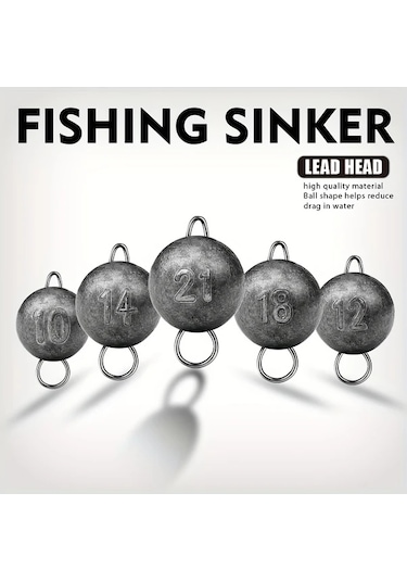 Gateesat 10 Adet 7g Premium Kurşun - Drop Shot Ve Texas Rig İçin