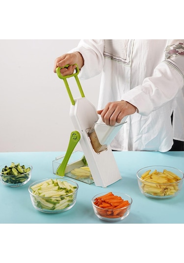 Suntek Sebze Doğrayıcı Mandoline Dilimleyici, Patates Yeşil Diğer