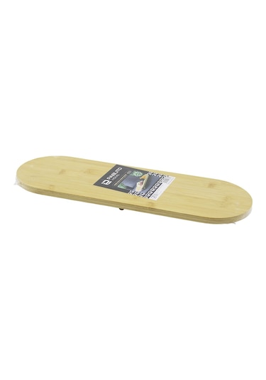 Oval Ahşap Bambu 3 Mini 1cm Ayaklı Sunum Tepsisi 15x44x1.5cm 4741 12 Izgara