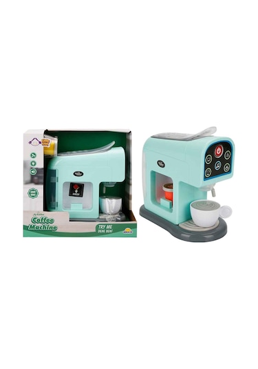 Little Chef Sesli ve Işıklı Kapsül Kahve Makinesi Mutfak  Seti