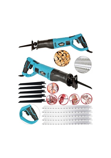 Mager MGR1010 Blue 4200 W Tilki Kuyruğu Testere Makinası 10 Adet Bıçak