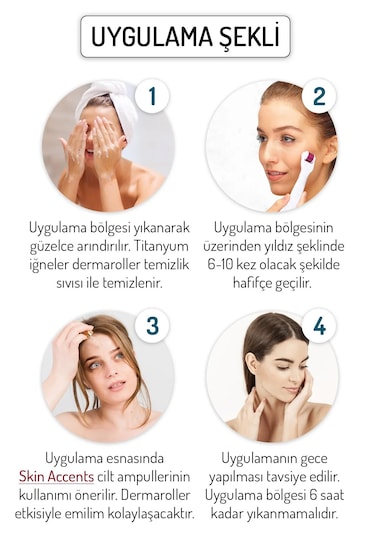 Dermablue 0.50mm Dermaroller 540 Titanyum Iğneli Orijinal Derma R