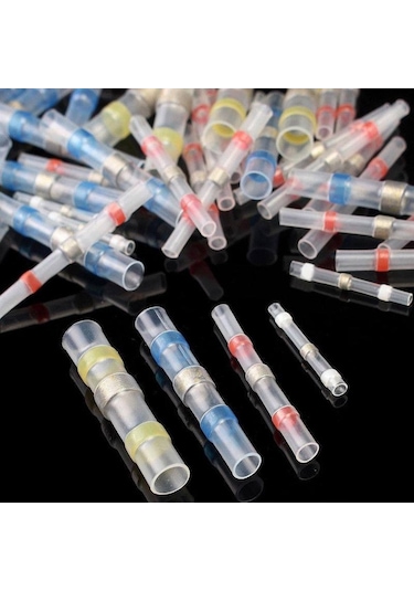 Asafe Isı Büzüşmeli, Kendinden Lehimli, Izole Konnektör 1Mm