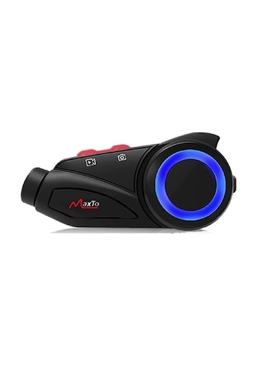Maxto M3S 2k Hd 1440P Kameralı Intercom Motosiklet Kask Intercom