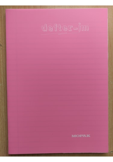 Mopak 60 Yaprak Çizgili Defter Plastik Kapak Harita Metot Hm