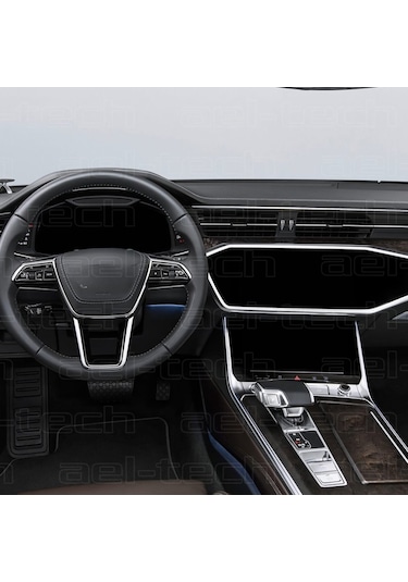 Audi A6 Dijital Gösterge Ve Navigasyon Uyumlu Nano Ekran Koruyucu 3lü Set