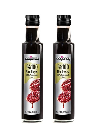 Doğanay %100 Doğal Nar Ekşisi 250 Ml Cam Şişe X 2 Adet