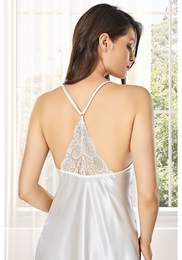 Alissa 8600 Kadın Çeyizlik Saten 6'lı Set-ekru Ekru