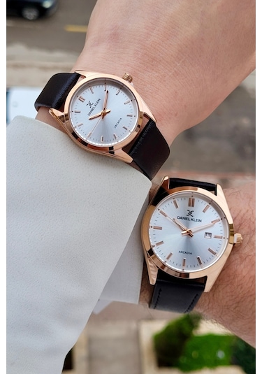 Daniel Klein Dkıste2399 Sevgili Çift Kol Saati Rose Gold