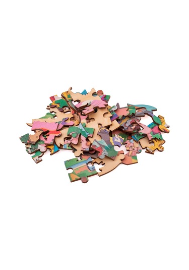 Ahşap Puzzle Dinazor