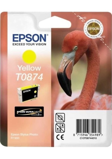 Epson T0874 Sarı Kartuş Photo R1900