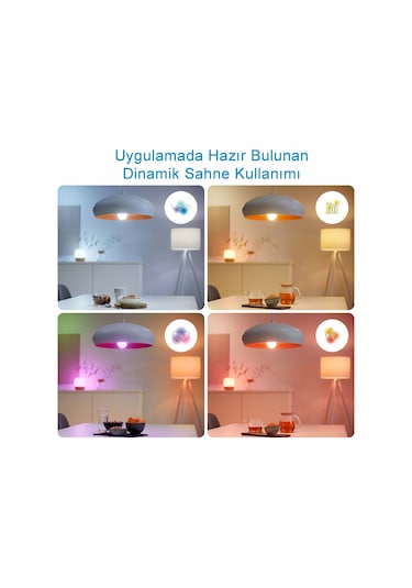 Wiz Renkli Ambiyans Akıllı Led Şerit 2 M - Güç Adaptörü Dahildir