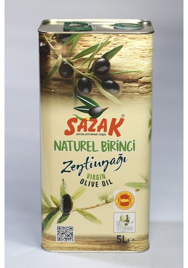 Sazak Natürel Birinci Zeytinyağı 5 L