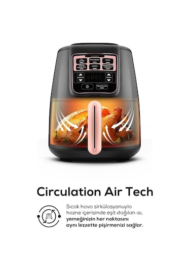 Karaca Air Pro Cook XL 2 in 1 Konuşan Airfryer Fritöz 4 Kişilik