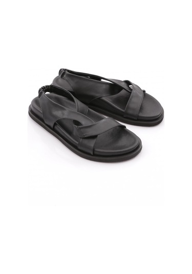 Dgn 3040 Kadin Çapraz Bantli Sandalet 3040-2261-R1534 Siyah