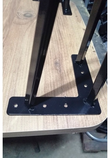 Metal Boru Ayak Kütük Masa Dresuar Orta Sehpa Zigon Ayağı 40 Cm 4 Adet