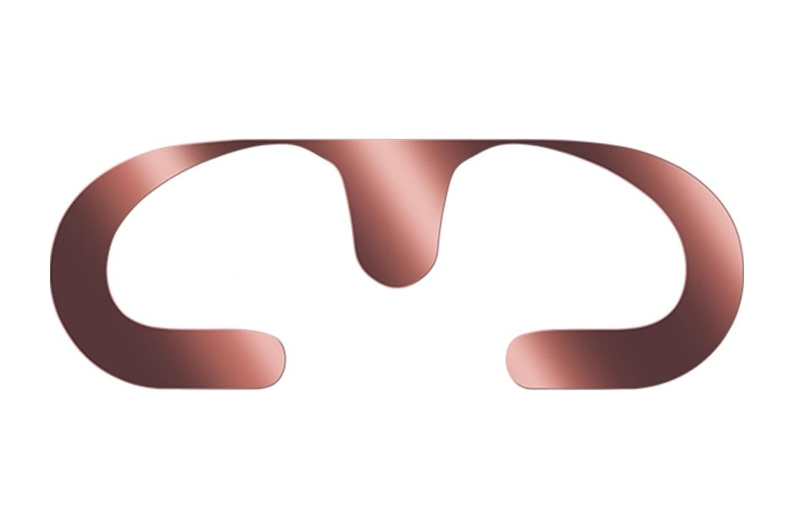 Samsung Galaxy Buds3 Şarj Kutusu Bluetooth Kulaklık Metal Çıkartma Toz Önleyici Koruyucu Çıkartmalar - Gül Altını Diğer