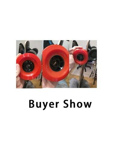 Arrival Dıy 83mm Kaykay Tekerleği Shr78a Turuncu Renkli Pu Tekerlekler Turuncu