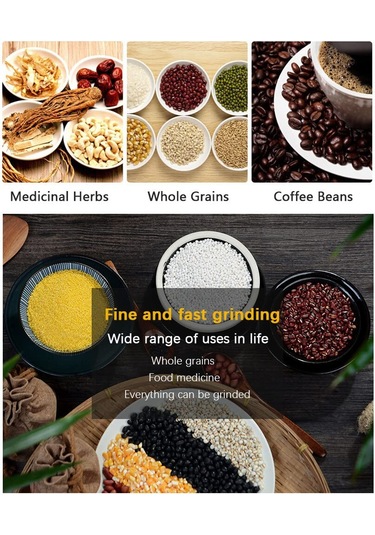 Lifcasual Değirmeni Ev Paslanmaz Çelik Elektrikli Ot Pverer Dört