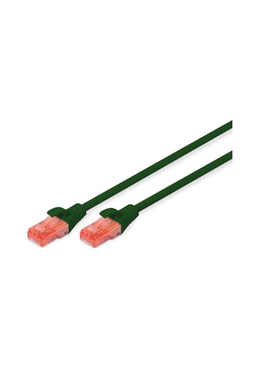 Digitus Dk-1617-100/g 10 Mt U-utp Cat6 Awg 26/7 Cu Lszh Yeşil Patch Cord Kablo